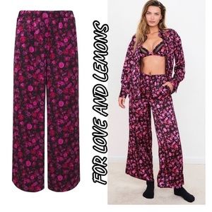 For Love and Lemons Lola Floral Long PJ pants 🫧🥂💕